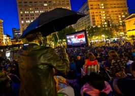 Free 2018 Portland Movies @ Pioneer Square: “Flicks on The Bricks” + Pre-Movie Music | Wonder Woman, Coco, Black Panther, Grease, Mean Girls FLicks on the Bricks