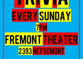 Free Sunday Night Trivia @ NE Portland’s Fremont Theater | Food & Drink, General Knowledge, Audio & Visual Rounds Fremont Trivia