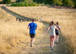 2017 Howl at the Moon Adventure Run 5K @ Luscher Farms | 17+ Obstacles, Slip n’ Slide, After Party, & More! How @ The Moon