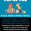 Animal Aid’s Pop-Up Pub @ Lagunitas | Fundraiser, Trivia, Door Prizes, Auction, Wine, Pizza, Salad & More! ANIMAL AID’S POP-UP PUB