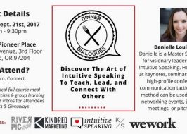 Win Tickets ($50): Dinner Dialogues @ WeWork | Discover The Art of Intuitive Speaking To Teach, Lead, & Connect The Art of Intuitive Speaking To Teach, Lead, and Connect