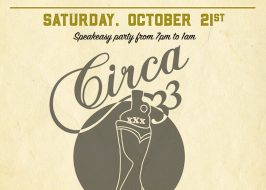 2017 Portland Bootlegger Party @ Circa 33 | Dress in 30s Attire, Live Jazz w/ Basso à Deux, Special Era Themed Menu Bootlegger 2017