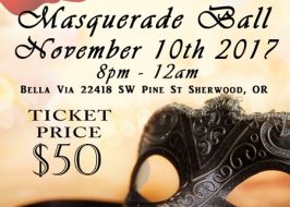 Masquerade Ball Benefit for Orphans & Widows @ Bella Via Ballroom | Music, Dancing, Auction, Raffles, Desserts, Beer, Wine & More! Masquerade Ball