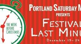 Find Holiday & Christmas Gifts at Portland Saturday Market’s 2018 Festival Of The Last Minute | Open Through Christmas Eve, 40+ Types of Arts & Crafts, Santa last minute 2018