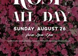 Rosé All Day @ Produce Row Cafe | Benefit for Make-A-Wish-Foundation, Sample from 15 Roses, Slushies, Treats, Patio, Raffle, DJ Rev Shines rose all day
