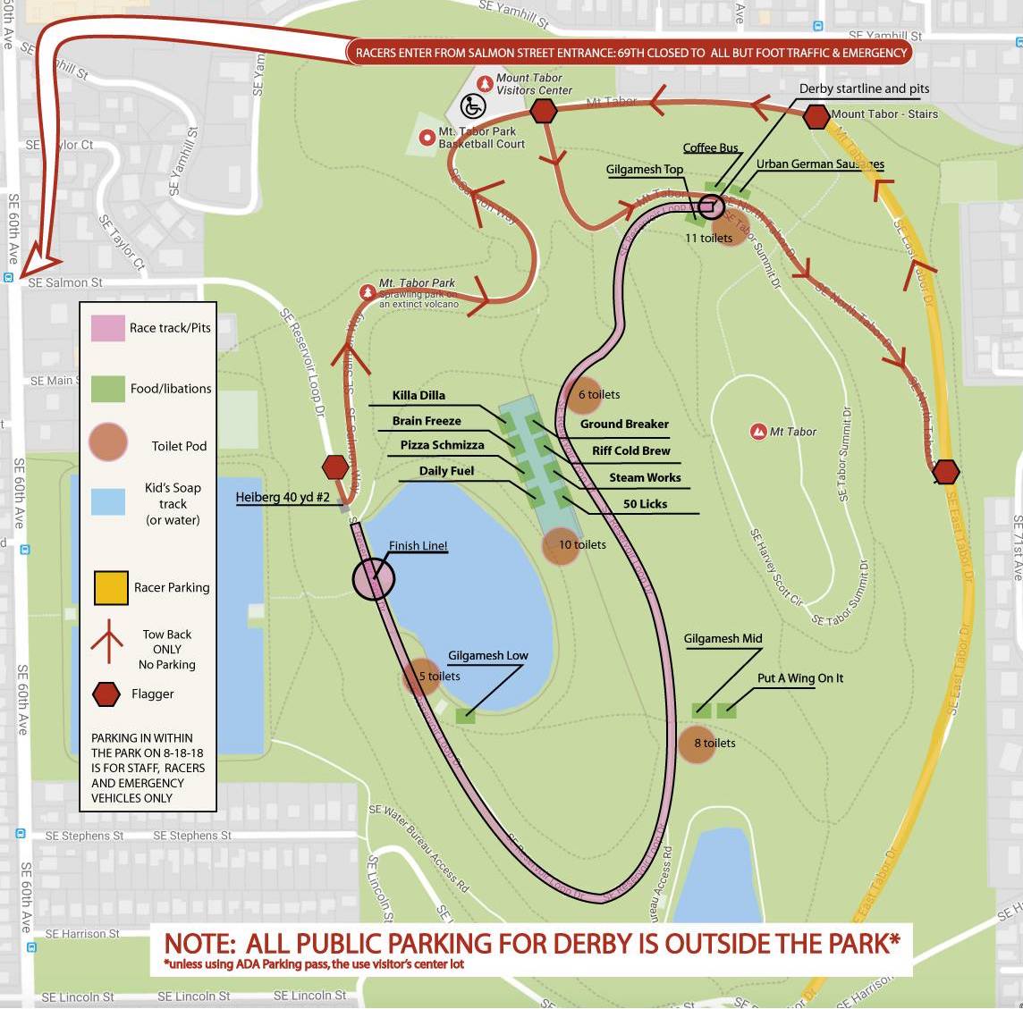 Portland Adult Soapbox Derby Pictures, Video & 2018 Info Mt Tabor Park, Schedule, Spectator