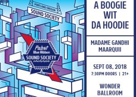 Pabst Blue Ribbon Sound Society @ Wonder Ballroom | Celebrating Emerging Music & Pioneering Art in Portland, w/ Music by Maarquii & Visuals by Damien Gilley Banner 300x250