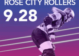 Win Tickets ($42): Rose City Rollers @ Oaks Park | Rockets vs. Clark County’s Storm City Roller Girls; Juniors Double Header Featuring Rosebuds & Rose Petals RCR gif