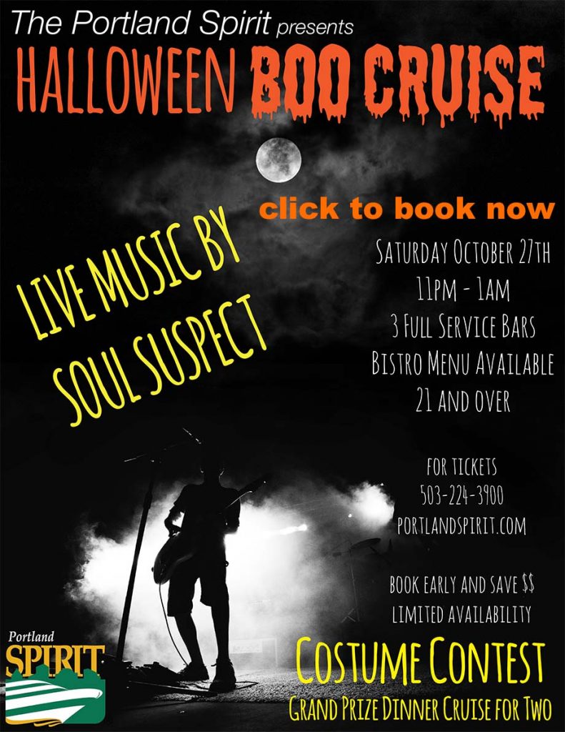 october 27 2018 21 40 with a 5 landing fee boarding 1030p cruising 11p 1a tickets portlandspiritcom