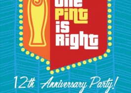 North 45’s Pint is Right 12th Anniversary Party | Spin the Prize Wheel Every Hour, Party Treats, Drink Specials Pint is Right web