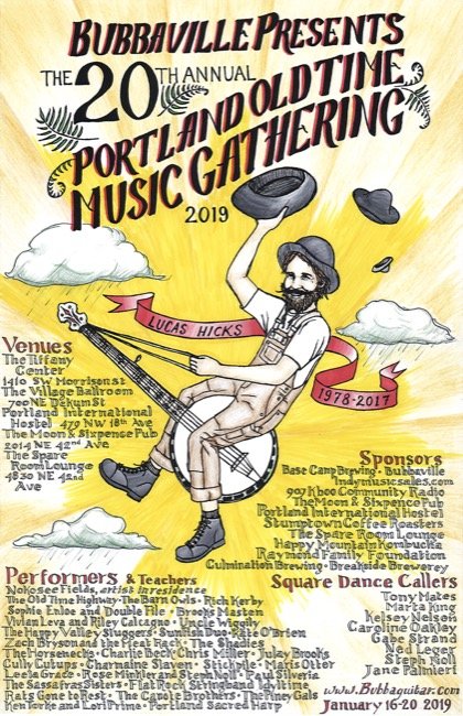 2019 Portland Old Time Music Gathering Cajun Honky Tonk