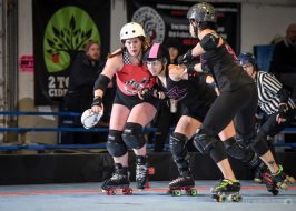 Rose City Rollers Season 14 @ Oaks Park | Break Neck Betties vs. Guns N Rollers; Break Neck Betties vs. High Rollers Betties-vs.-GNR-1024x687