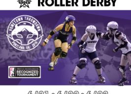 Win Tickets ($70): Rose City Rollers Hometown Throwdown, A WFTDA Recognized Tournament @ Oaks Park | 3 days, Rose City Wheels of Justice (PDX) vs. Angel City Roller Derby (LA) & Denver Mile High Club (DEN) 2019_HTTD_June_MercWeb_300x250