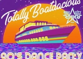 Rose City Rollers Presents Totally Boatdalicious! aboard The Portland Spirit | 90s Dance Party, Art Auction, DJ Agent Meow Boat Party RCR