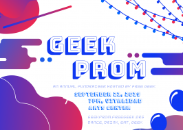 Free Geek’s 2019 Geek Prom @ Vitalidad | 8-Bit 80s, Costume Contest, Bar, Music, Silent Auction & More! Geek Prom