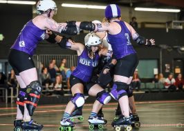 Rose City Rollers Bouts @ Oaks Park | Wreckers vs Storm City, Axles of Annihilation vs Jet City Bombers AOA-Regularman-1024x684