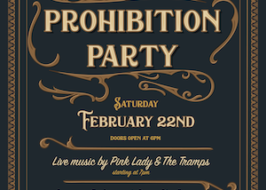 2020 Prohibition Party @ Circa 33 | Swanky Dress, 1930s Themed Food & Drink, Music by Pink Lady & The Tramps Prohibition 2020-01