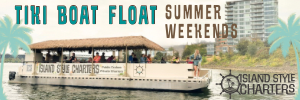 Tiki Boat Float PDX Pipeline Ad