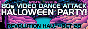 80s video dance attack halloween party revolution hall