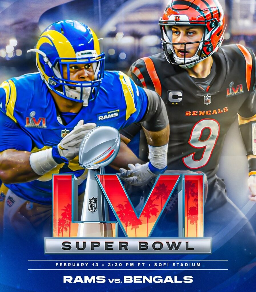 NFL 2022 Super Bowl LVI  Schedule + Where to Watch in Portland, Cincinnati  Bengals vs Los Angeles Rams - PDX Pipeline