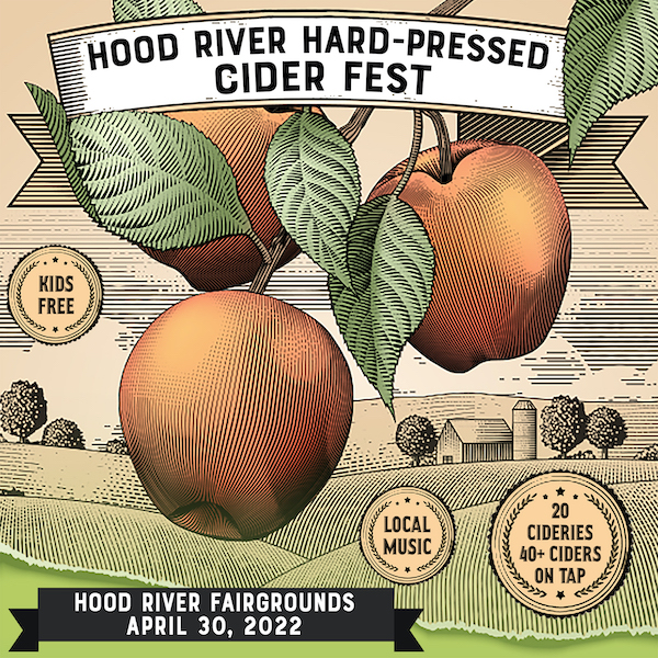 Win Tickets (60+) Hood River HardPressed Cider Fest Hood River