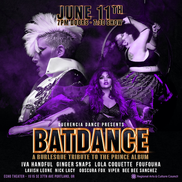 Win Tickets (40) Batdance A Burlesque Tribute to Prince’s Soundtrack Echo Theater
