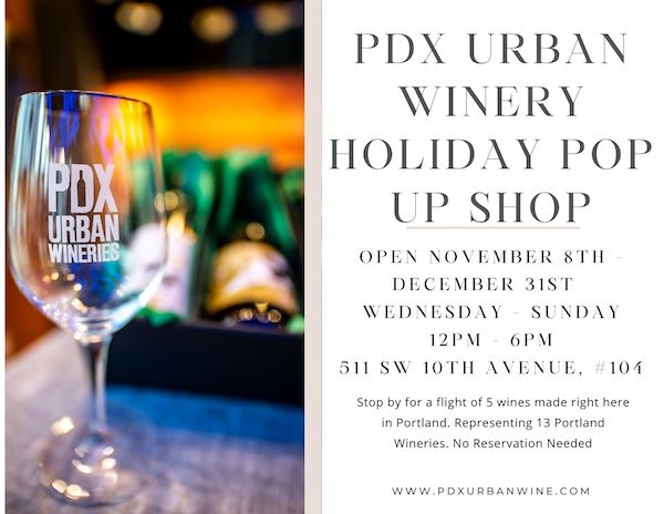PDX Urban Winery Holiday Pop Up Shop - 1