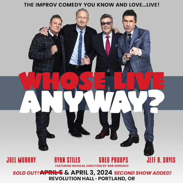 Win Tickets (65) Whose Live Anyway? Revolution Hall Improv