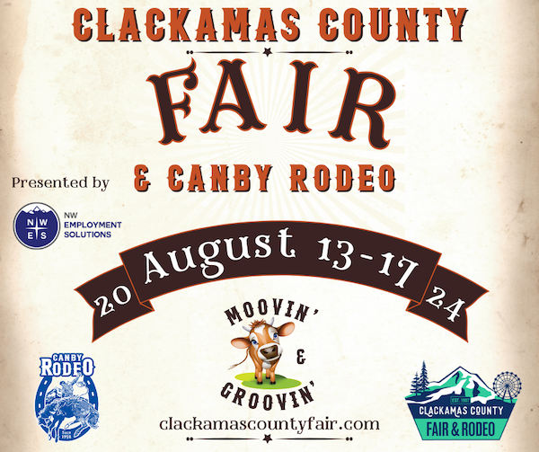 2024 Clackamas County Fair & Canby Rodeo Live Entertainment, Exhibits, Livestock & More! PDX