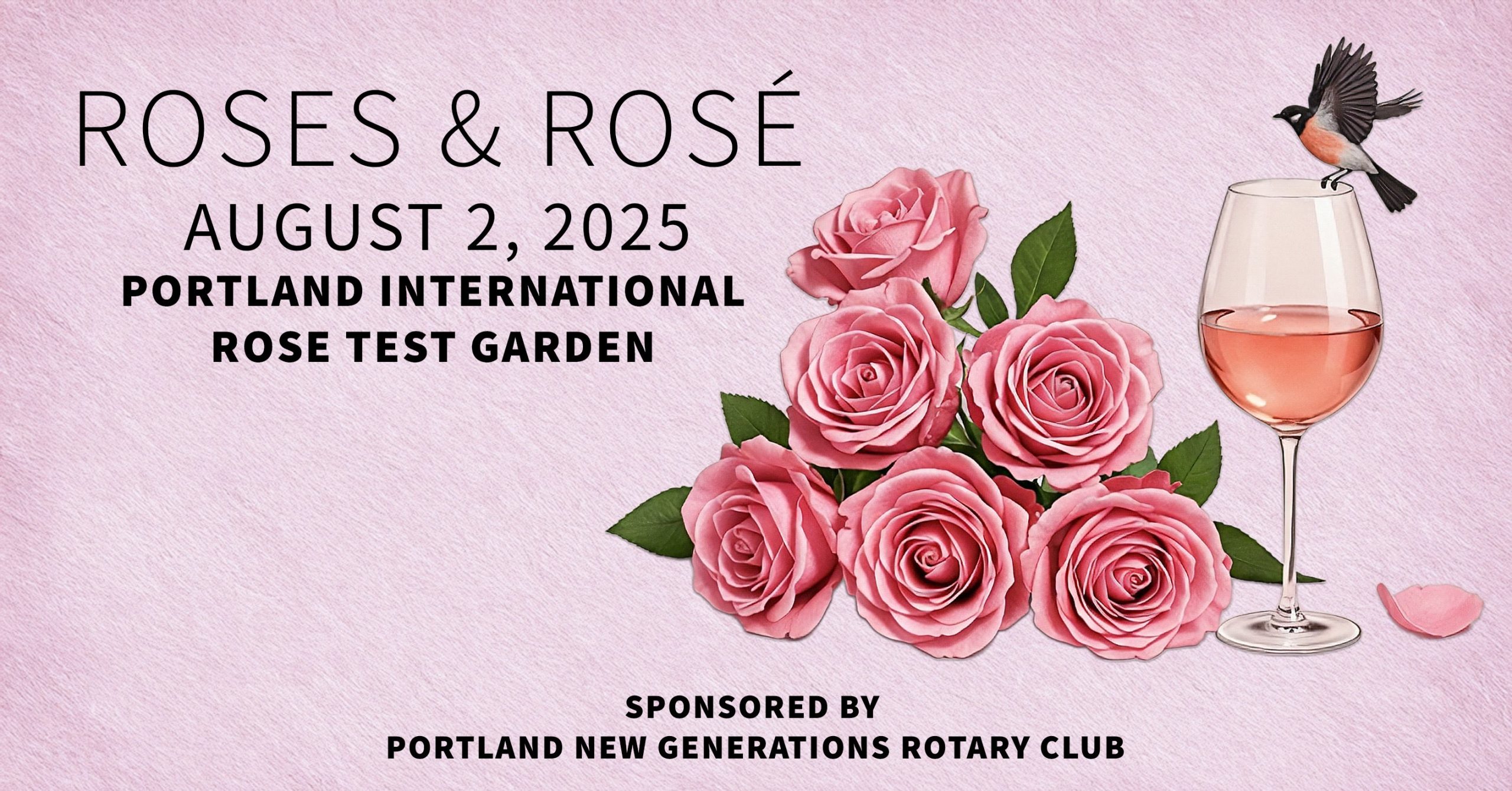 Roses & Rosé @ Portland Rose Garden | Wine Tastings, Charcuterie