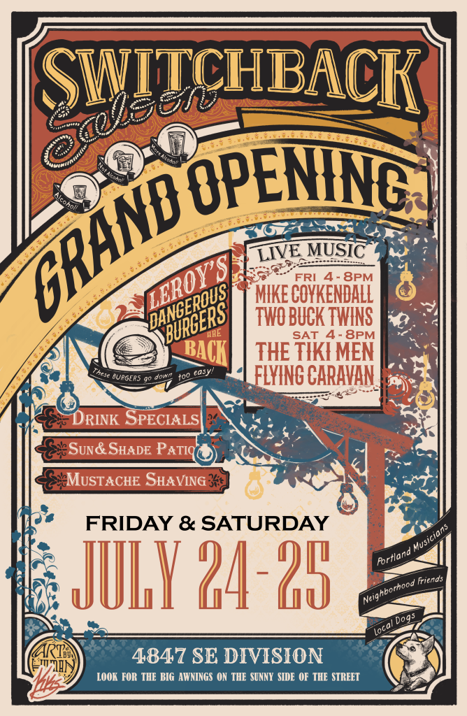 Switchback Grand Opening Poster